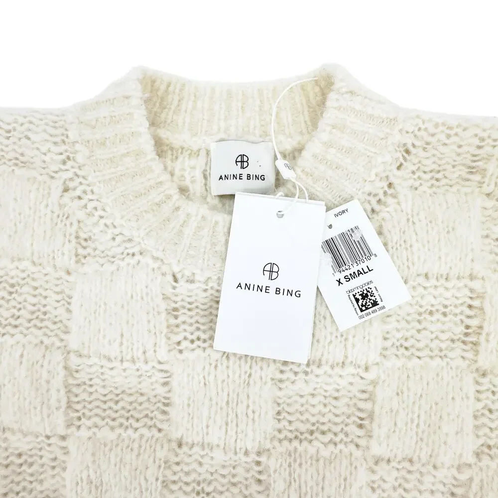 ANINE BING Bennett Sweater in Ivory XS